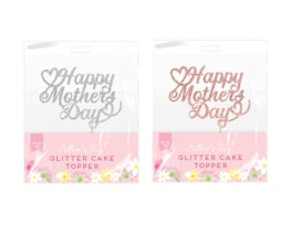 Wholesale Mother's Day Glitter Cake Topper