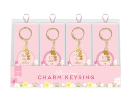 Wholesale Mother's Day Metal Keyring PDQ