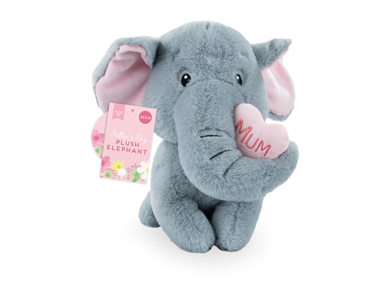 Wholesale Mother's Day Plush Elephant 22cm