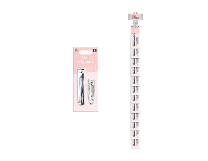 Wholesale Nail Clippers 2pk With Clip Strip