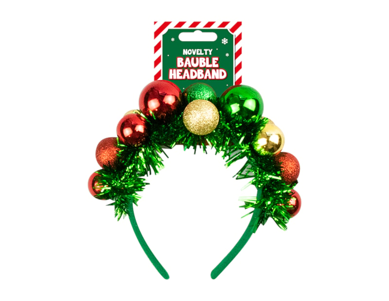 Wholesale Christmas Novelty Bauble Headband