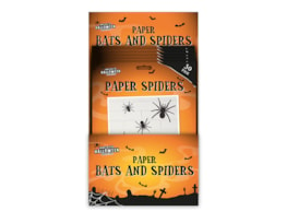 Wholesale Paper Bats & Spiders 30pk PDQ