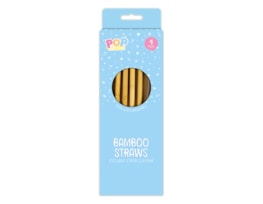 Bamboo Straws 4pk