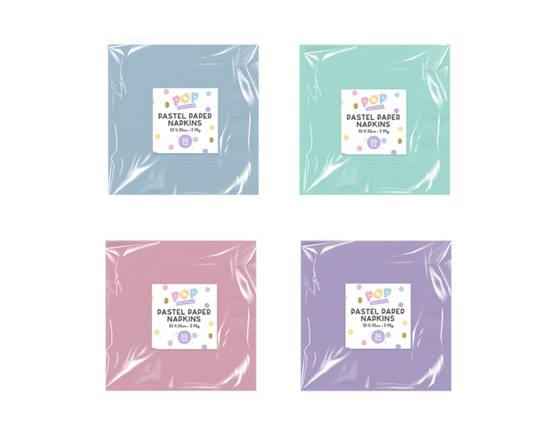 Wholesale Pastel Paper Napkins