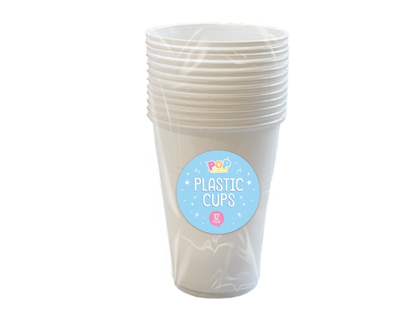 Wholesale  Plastic Cups 12pk 350ml |Gem imports Ltd