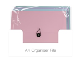 Wholesale Pastel A4 Organiser File PDQ