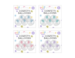 Wholesale Pastel Confetti Balloons 5pk | Gem Imports