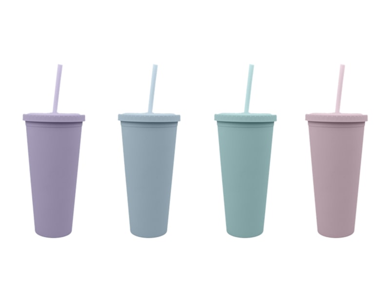 Wholesale Pastel Reusable Cold Cup 600ml