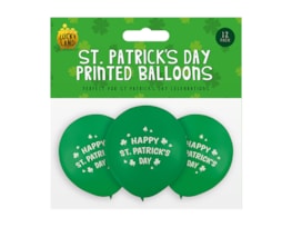 Wholesale St. Patricks Day Printed Balloons 9" 12 pack