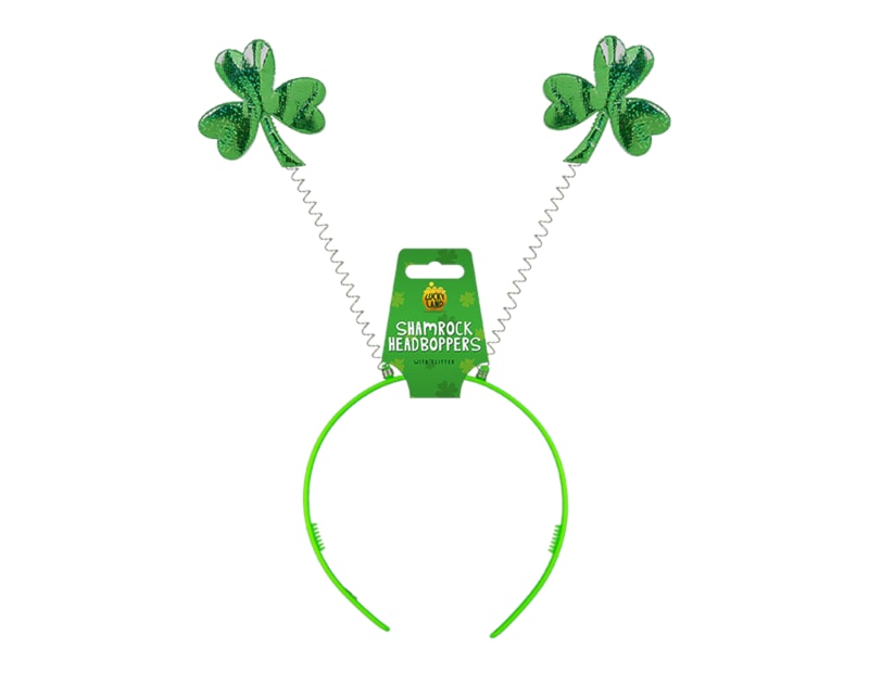 Wholesale St Patrick's Day shamrock Head Boppers