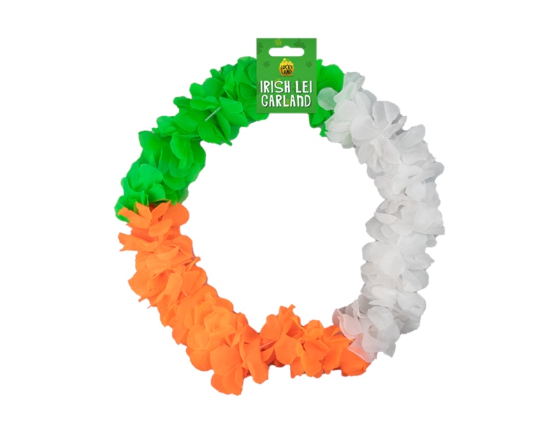 Wholesale Irish Tricolour Lei Garland