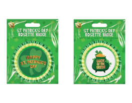 Wholesale St Patricks Day rosette Badge