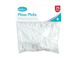 Dental Floss Toothpicks - 75 Pack