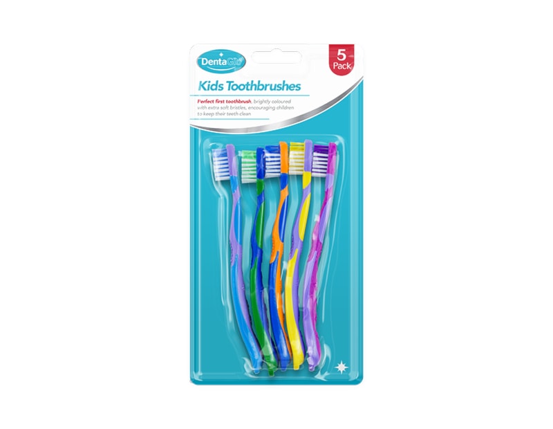 Childrens Toothbrushes - 5 Pack