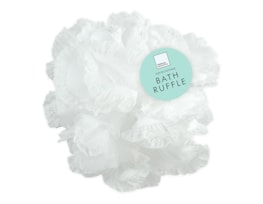 Wholesale Exfoliating White Bath Ruffles