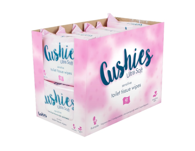 Sensitive Toilet Wipes - 42 Pack