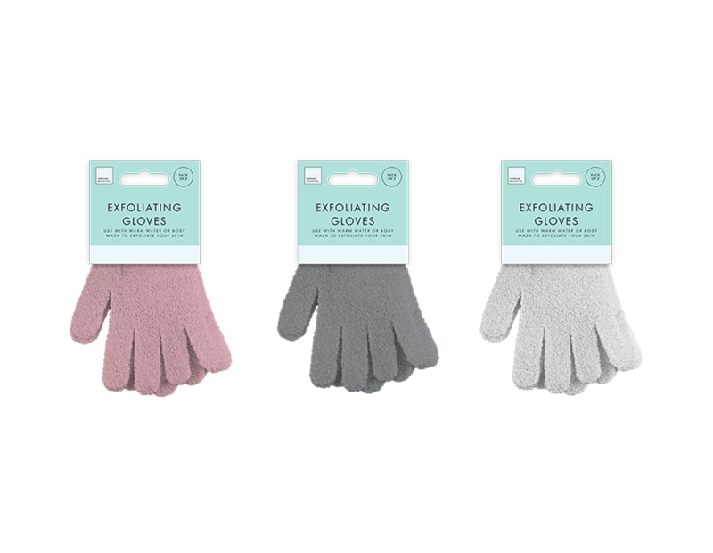 Wholesale Exfoliating Gloves 2pk