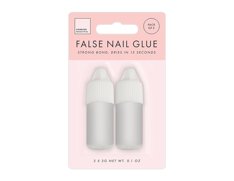 Wholesale False Nail Tip Glue 2 pack