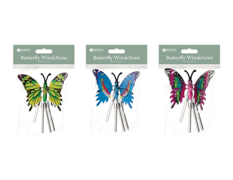 Wholesale Plastic butterfly windchime