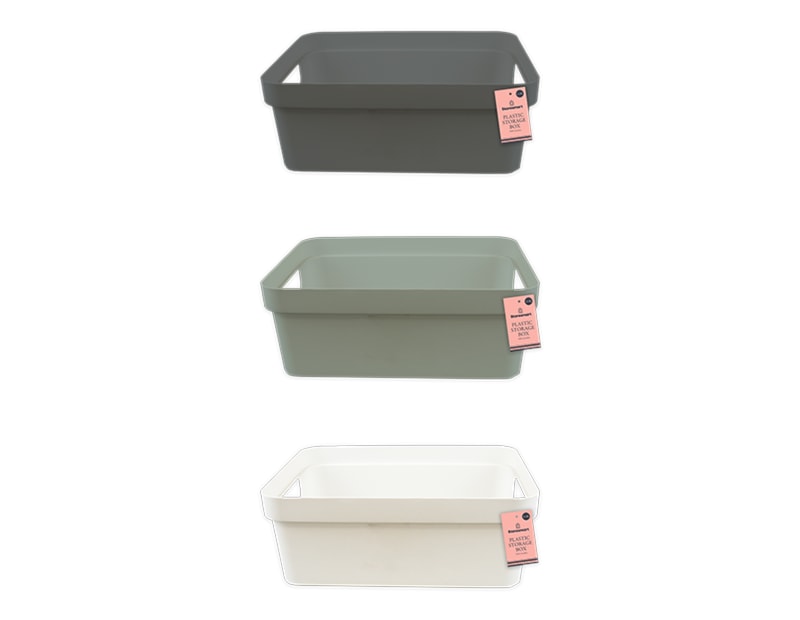 Wholesale Plastic Storage Box With Handles 11.8L