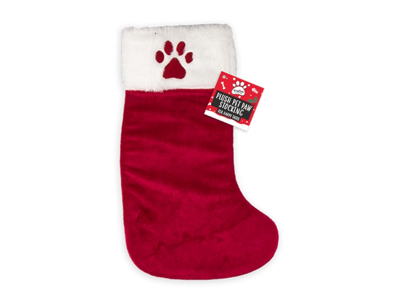 Wholesale Plush Pet paw stocking