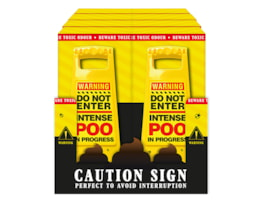 Wholesale Poo In Progress Warning Sign PDQ