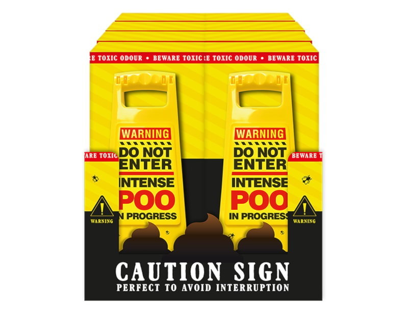 Wholesale Poo In Progress Warning Sign PDQ