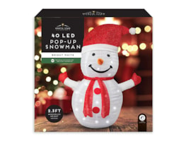 Wholesale Pop-Up 40 LED Snowman 60cm x 70cm