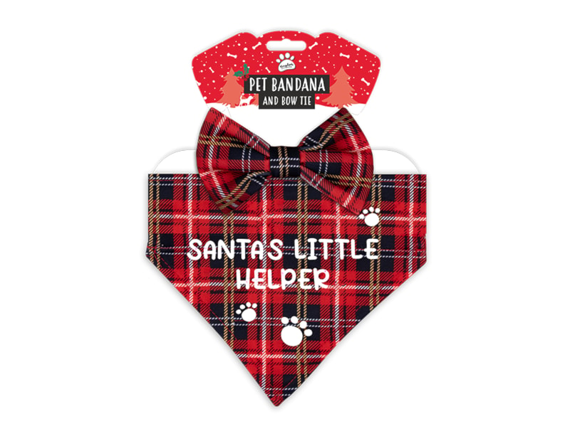 Wholesale Printed pet bandana & bow tie