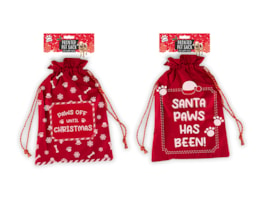 Wholesale Printed Pet Christmas Sack | christmas dog toys wholesale uk