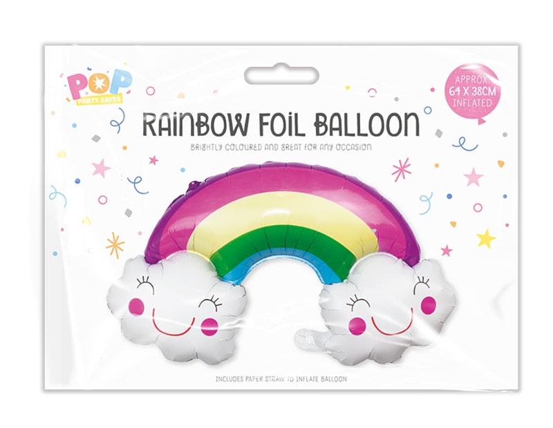 Wholesale Rainbow Foil Balloons