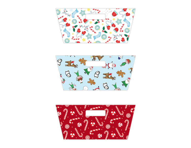 Wholesale Christmas Printed Hamper Tray | Christmas Hamper Boxes Wholesale