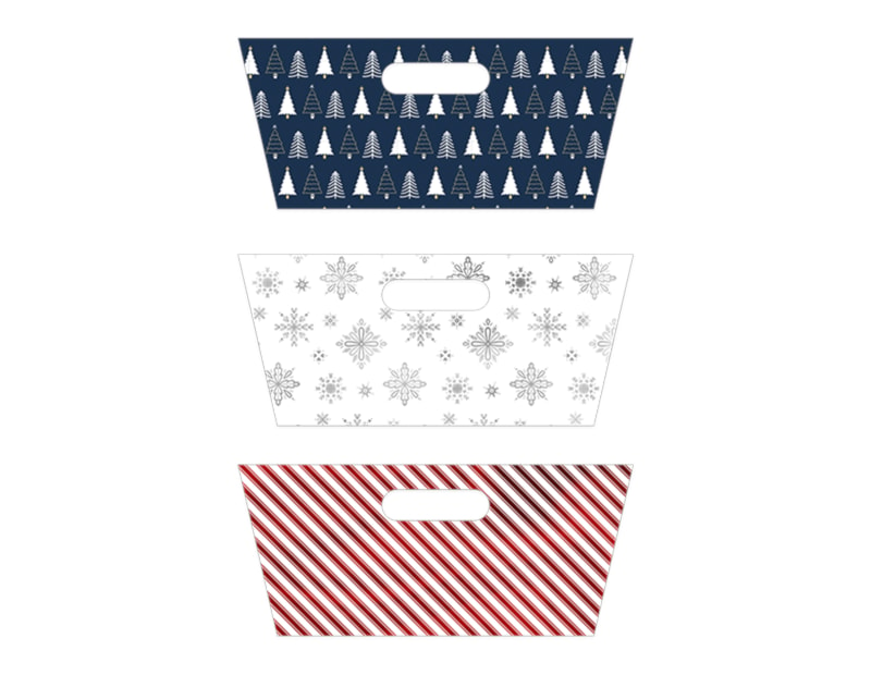 Wholesale Rectangle Printed Hamper Tray With Foil | wholesale christmas hampers