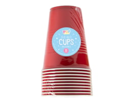 Wholesale Red Plastic Cup 18oz 10pk