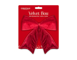 Wholesale Red Velvet Bow Decoration