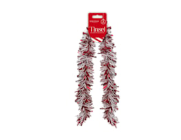 Wholesale Red & White Tinsel