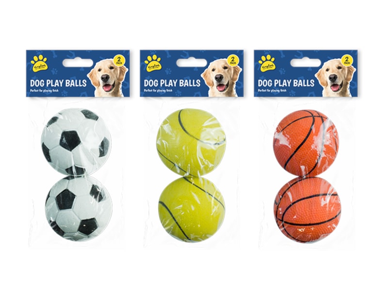 Wholesale Rubber Play Ball 2pk