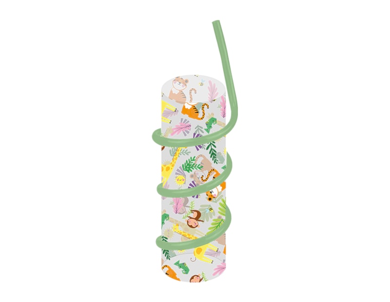 Wholesale Safari Tumbler with Twirly Straw