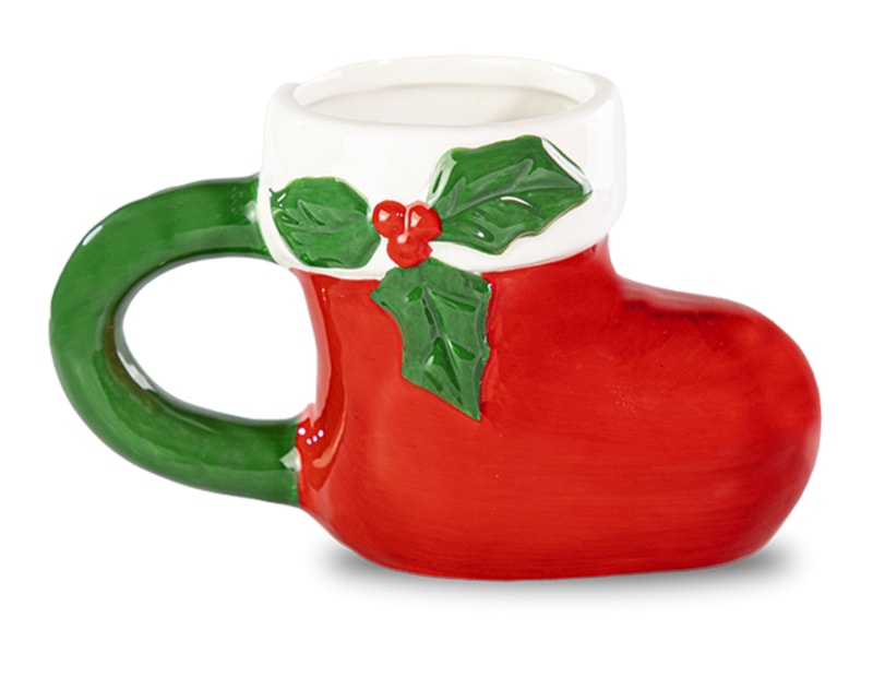 Wholesale Santa's Boot Ceramic Mug