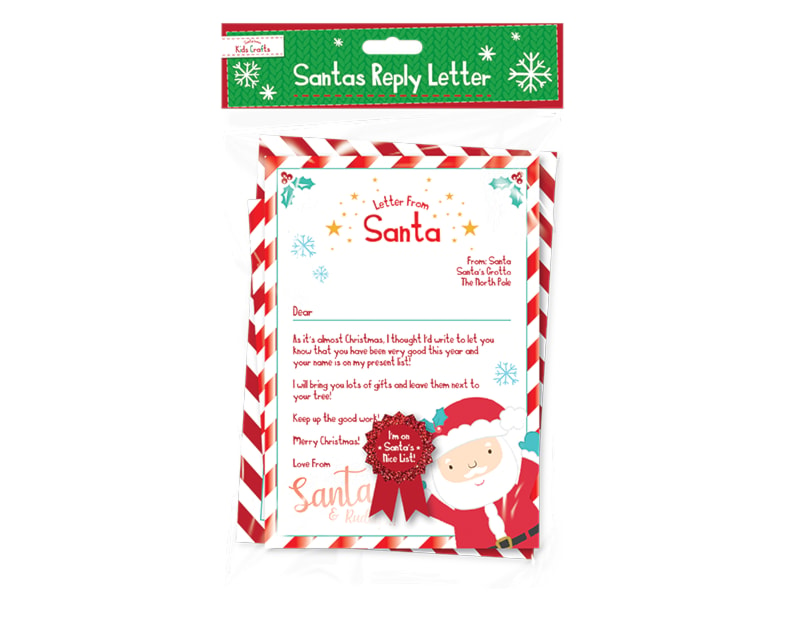 Wholesale Santa's Reply Letter Set