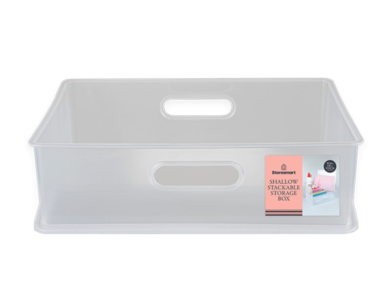 Wholesale Shallow Stackable Storage Box