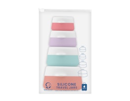 Wholesale Silicone Travel Jars 4pk