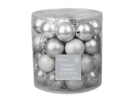 Wholesale Luxury assorted baubles 5cm - 40pk | Gem imports Ltd.