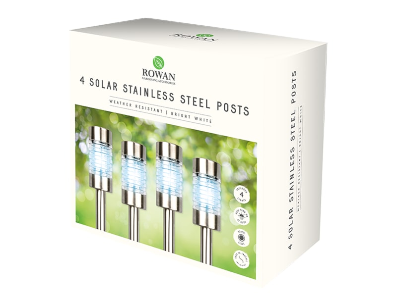 Wholesale Silver solar post lights | Gem imports Ltd.