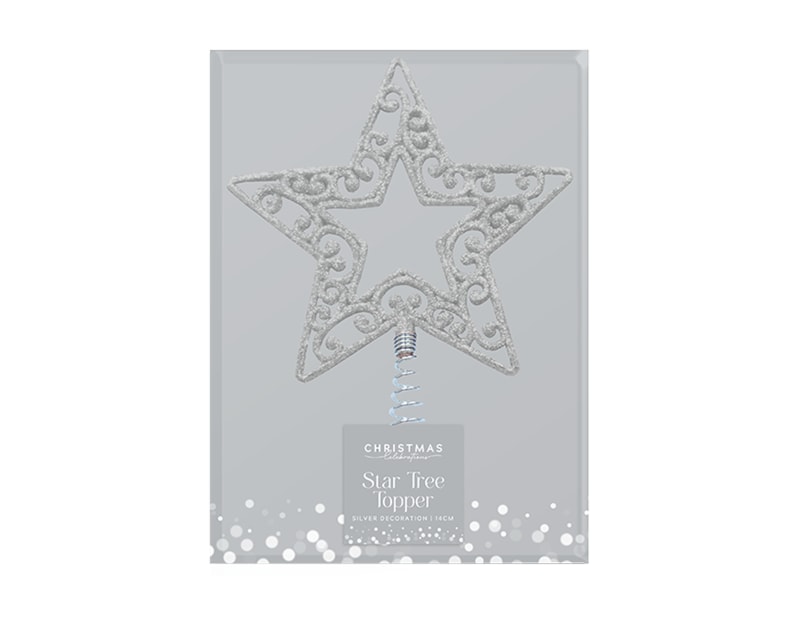 Wholesale Silver Tree Top Stars