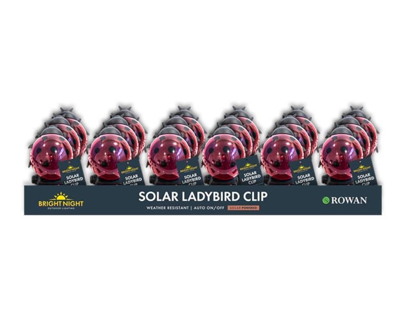 Wholesale Solar powered ladybird Clip | Gem imports Ltd.