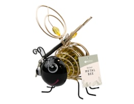 Wholesale Solar powered Metal Bee decoration | Gem imports Ltd.