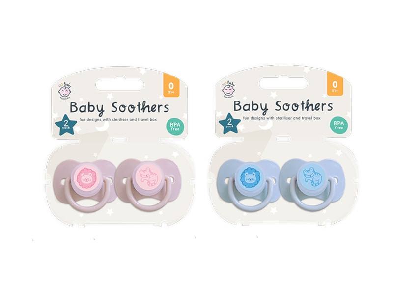 Wholesale Soothers With Steriliser & Travel Box 2pk