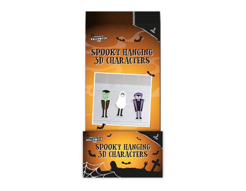 Wholesale Spooky 3D Hanging Card Characters