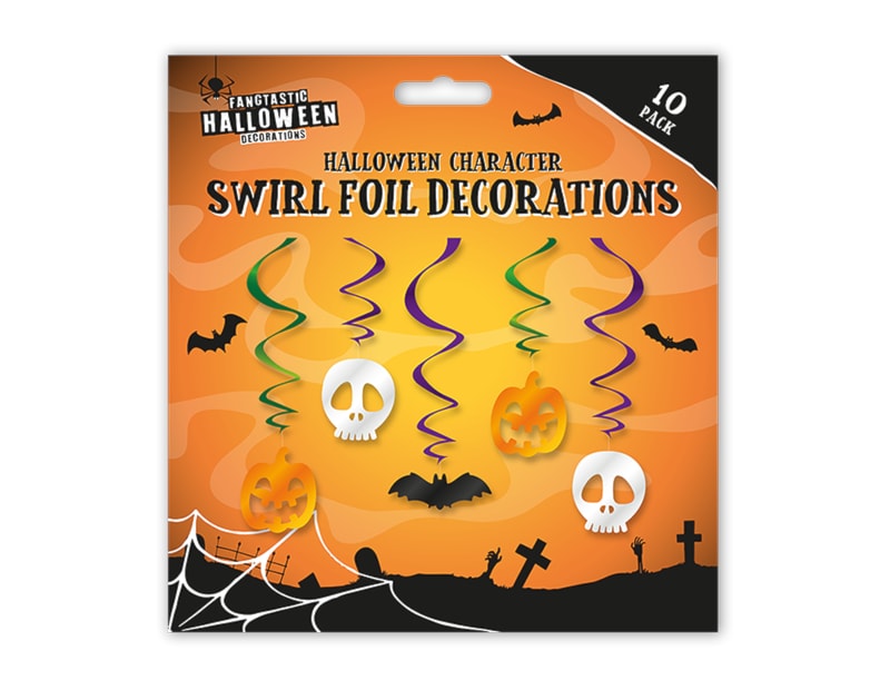 Wholesale Spooky Foil Hanging Decorations